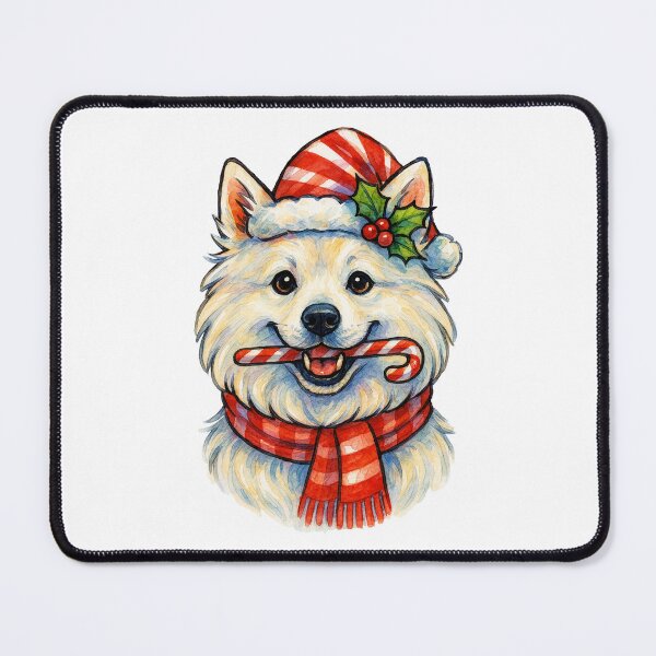 Item preview, American Eskimo Dog Christmas designed and sold by Timeless Bond Designs.