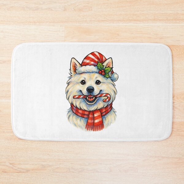 Item preview, American Eskimo Dog Christmas designed and sold by Timeless Bond Designs.