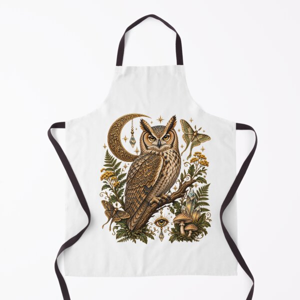 Item preview, Mystical Owl – Enchanted Moon & Celestial Forest designed and sold by GGAUL.
