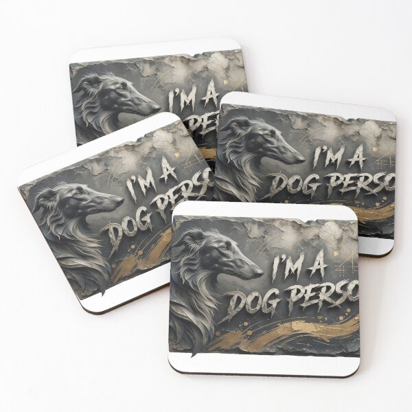 Item preview, Crisp Colorful I'M A DOG PERSON designed and sold by dazzlemakers.