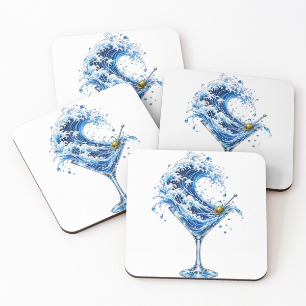 Item preview, Great Wave of Martini designed and sold by DeVeauDesign.