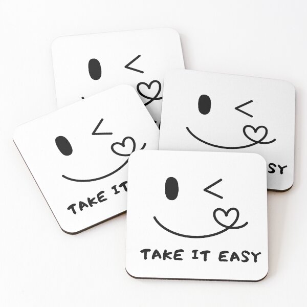 Item preview,  Take It Easy Winking Heart Smile designed and sold by ianm1028.