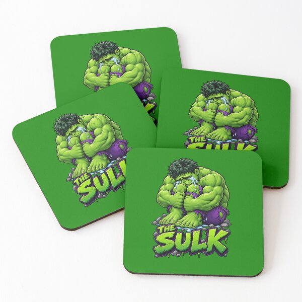 Item preview, The Sulk Crying Green Superhero designed and sold by Aimz Does Stuff.
