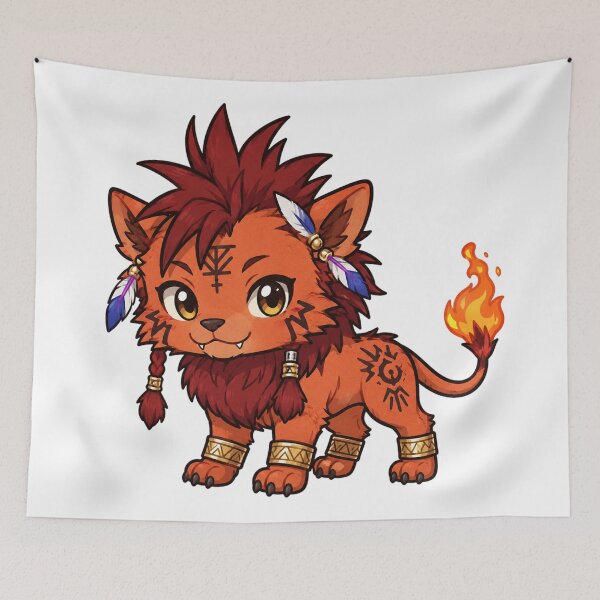 Item preview, Chibi Red XIII Final Fantasy 7 Fanart designed and sold by bapupa.