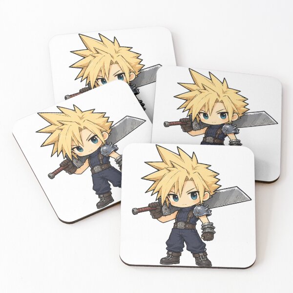 Item preview, Chibi Cloud Strife Final Fantasy 7 | FFVII Fanart designed and sold by bapupa.
