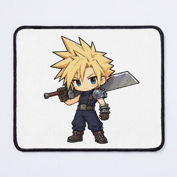 Item preview, Chibi Cloud Strife Final Fantasy 7 | FFVII Fanart designed and sold by bapupa.