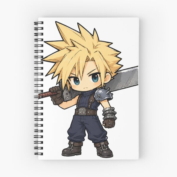 Item preview, Chibi Cloud Strife Final Fantasy 7 | FFVII Fanart designed and sold by bapupa.