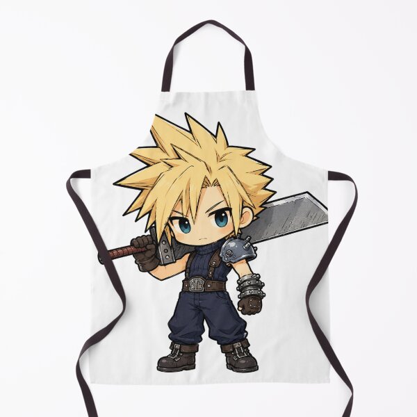 Item preview, Chibi Cloud Strife Final Fantasy 7 | FFVII Fanart designed and sold by bapupa.