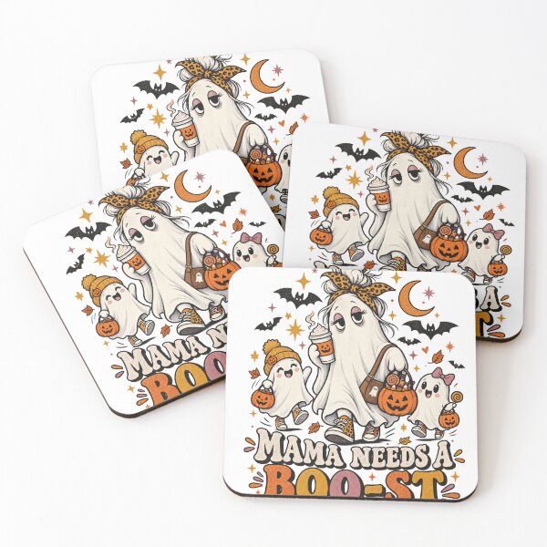 Item preview, Mama Needs a Boo-st Cute Ghost Family Halloween designed and sold by KireVeronica.
