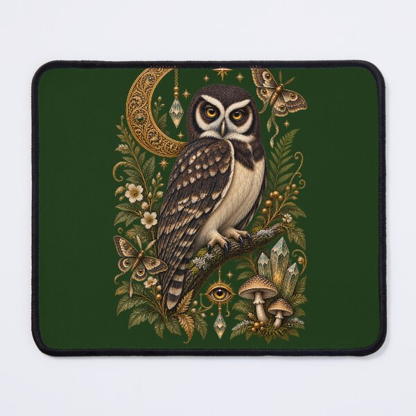 Item preview, Mystical Owl – Enchanted Moon & Celestial Forest designed and sold by GGAUL.