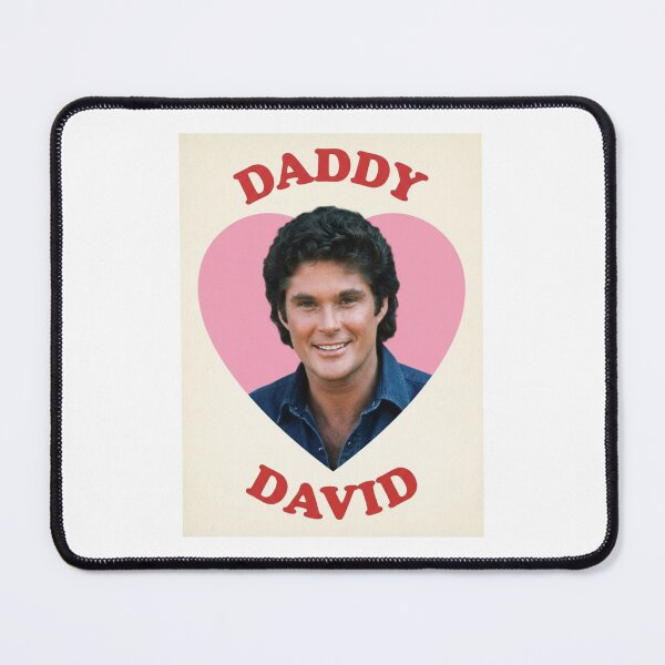 Item preview, David hasselhoff daddy Love boyfriend birthday funny prank meme gift weird designed and sold by CheeseBlueprint.