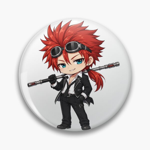 Artikelvorschau, Chibi Reno Final Fantasy 7 | FFVII Fanart entworfen und verkauft von bapupa.