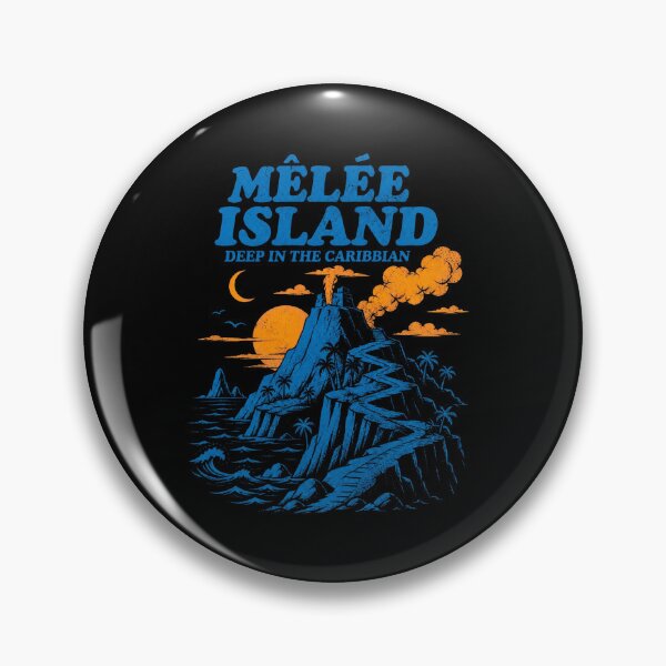 Item preview, Mêlée Island Classic Retro Poster designed and sold by Kathleen011Lean.