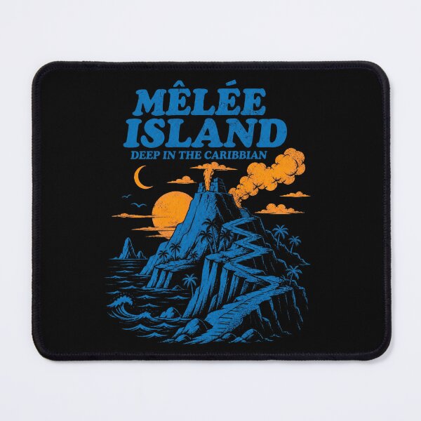Item preview, Mêlée Island Classic Retro Poster designed and sold by Kathleen011Lean.