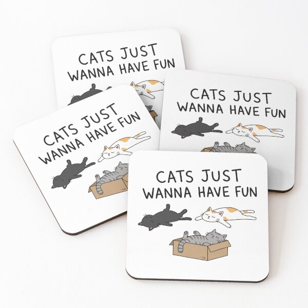 Item preview, Cats Just Wanna Have Fun designed and sold by MonkiFlipp.