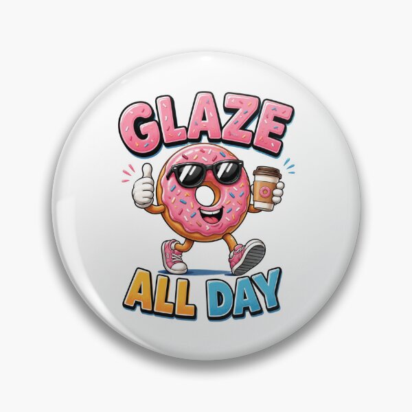 Item preview, Glaze All Day – Funny Donut Coffee Lover Design designed and sold by CraigDesignWork.