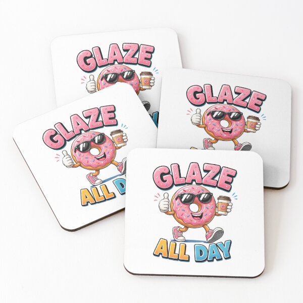 Item preview, Glaze All Day – Funny Donut Coffee Lover Design designed and sold by CraigDesignWork.