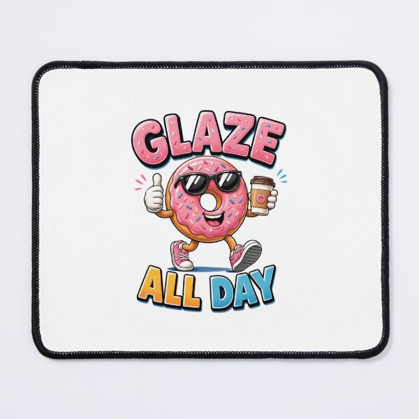 Item preview, Glaze All Day – Funny Donut Coffee Lover Design designed and sold by CraigDesignWork.