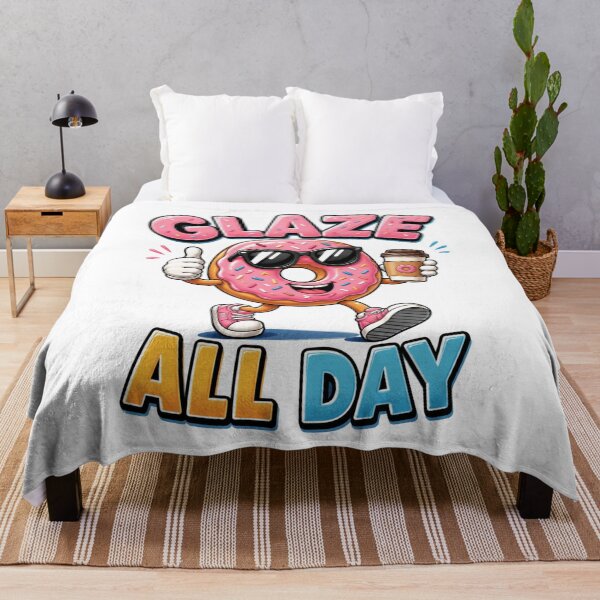 Item preview, Glaze All Day – Funny Donut Coffee Lover Design designed and sold by CraigDesignWork.