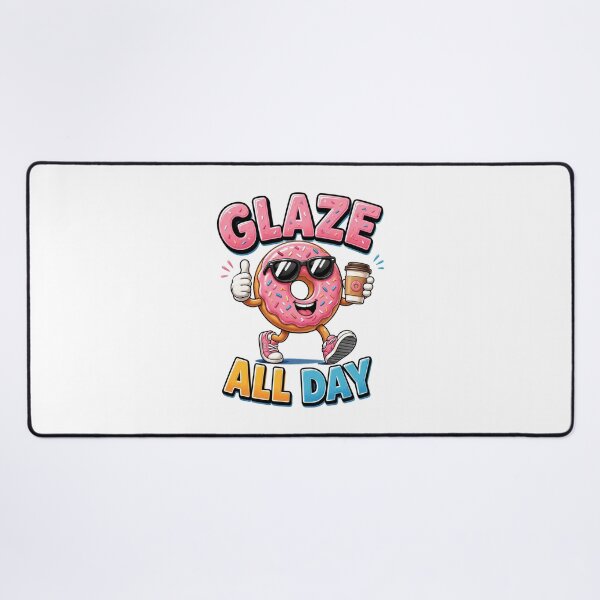 Item preview, Glaze All Day – Funny Donut Coffee Lover Design designed and sold by CraigDesignWork.