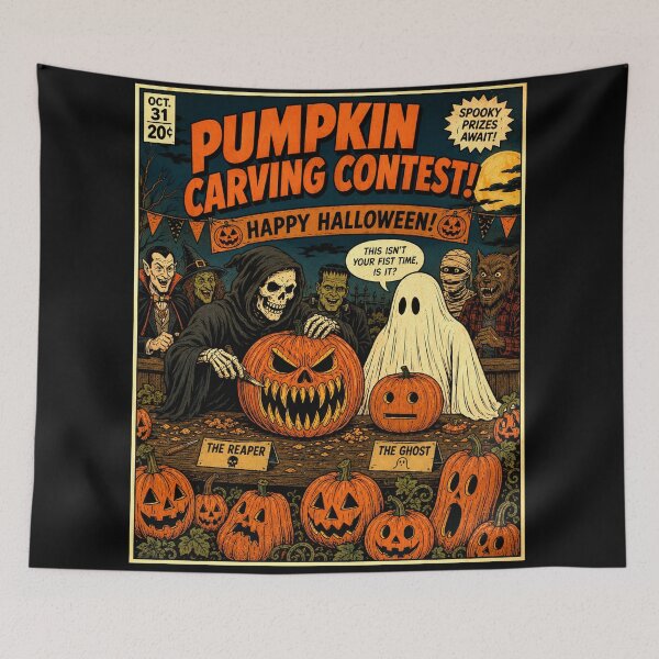 Item preview, Pumkin Carving Contest designed and sold by DeVeauDesign.