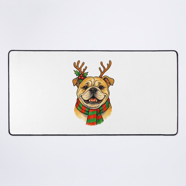 Item preview, Bulldog Dog Christmas designed and sold by Timeless Bond Designs.