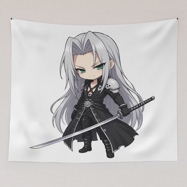 Item preview, Chibi Sephiroth Final Fantasy 7 | FFVII Fanart designed and sold by bapupa.