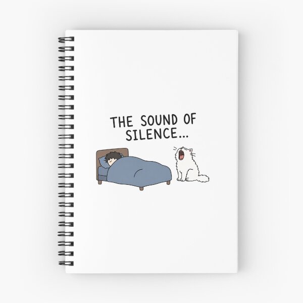 Item preview, The Sound Of Silence Cat designed and sold by MonkiFlipp.