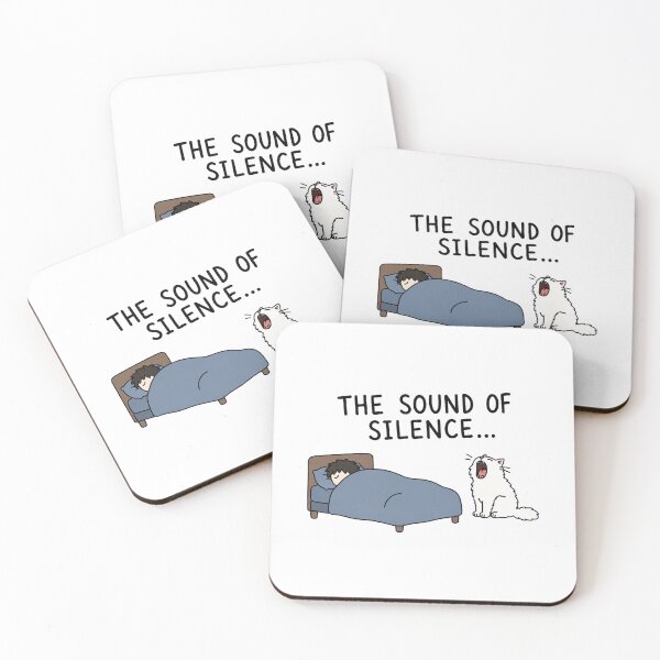 Item preview, The Sound Of Silence Cat designed and sold by MonkiFlipp.
