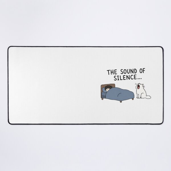 Item preview, The Sound Of Silence Cat designed and sold by MonkiFlipp.