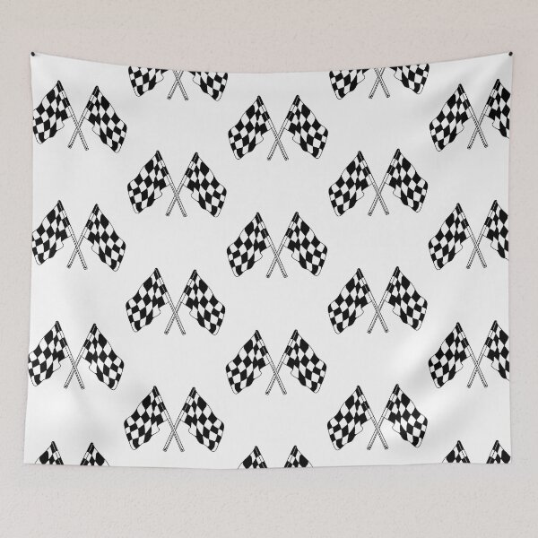 Item preview, Black And White Checkered Race Flag designed and sold by Keyr-aCallihan.