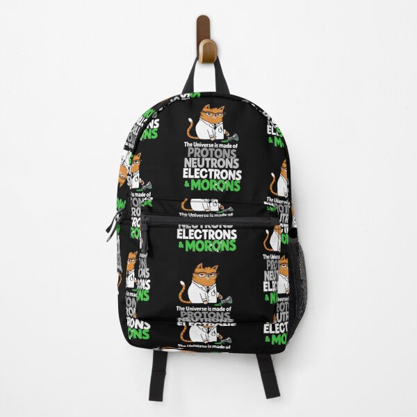 Item preview, Cat Scientist Protons Neutrons Electrons Morons designed and sold by OlyvieArt.