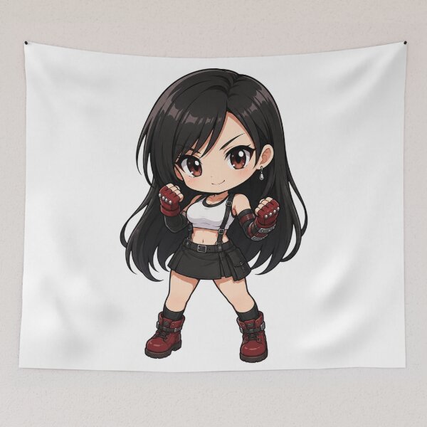 Artikelvorschau, Chibi Tifa Lockhart Final Fantasy 7 | FFVII Fanart entworfen und verkauft von bapupa.