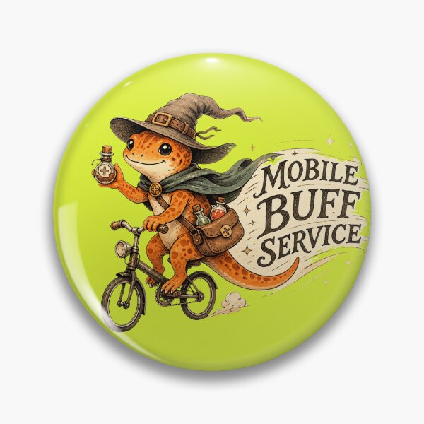 Item preview, Mobile Buff Service Cute Wizard Gecko RPG Healer Support designed and sold by SVox.