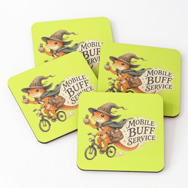Item preview, Mobile Buff Service Cute Wizard Gecko RPG Healer Support designed and sold by SVox.