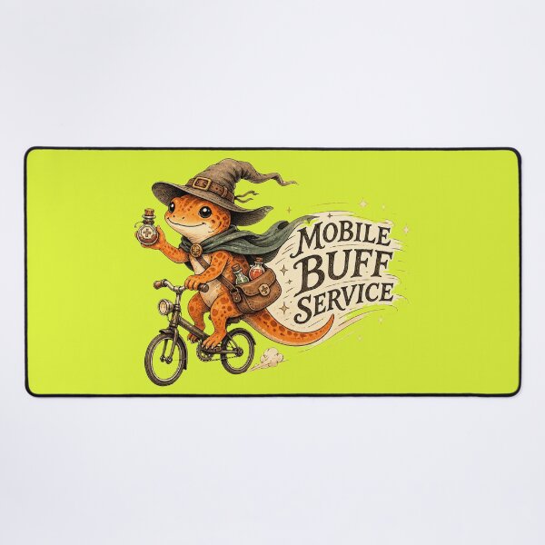 Item preview, Mobile Buff Service Cute Wizard Gecko RPG Healer Support designed and sold by SVox.
