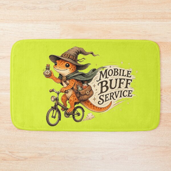 Item preview, Mobile Buff Service Cute Wizard Gecko RPG Healer Support designed and sold by SVox.