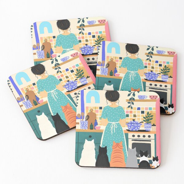 Item preview, Cat Lunch designed and sold by NeuroArtGallery.