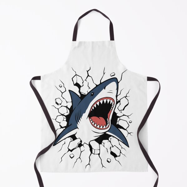 Item preview, Shark Smashing Through a Wall designed and sold by CosmicTornado.