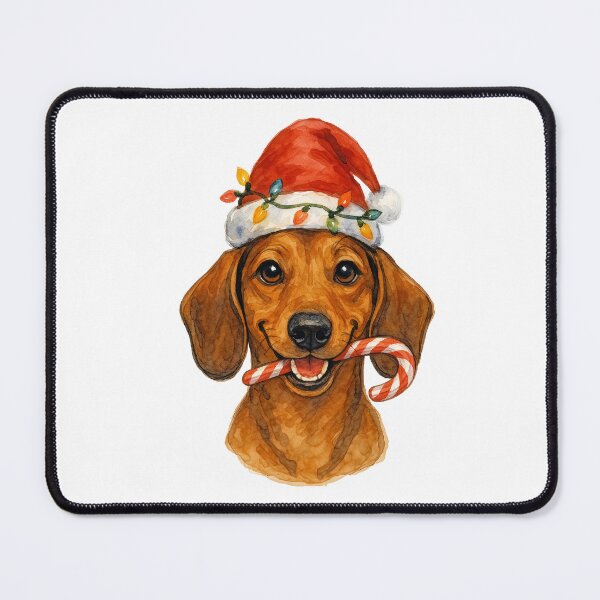 Item preview, Dachshund Dog Christmas designed and sold by Timeless Bond Designs.