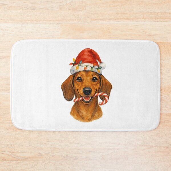 Item preview, Dachshund Dog Christmas designed and sold by Timeless Bond Designs.