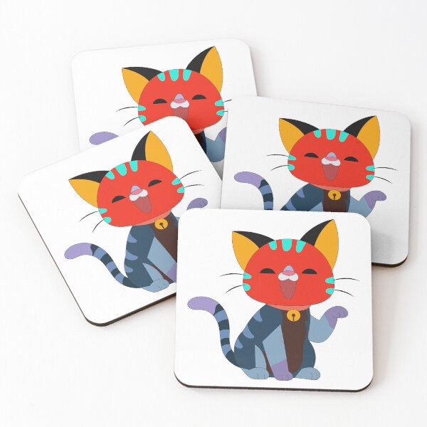 Item preview, Colorful Japanese Lucky Cat - Cute Maneki Neko Illustration designed and sold by manojbalan1968.
