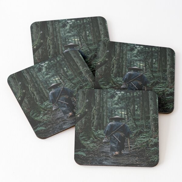 Item preview, Samurai walking through forest designed and sold by Solomon-Ent-144.