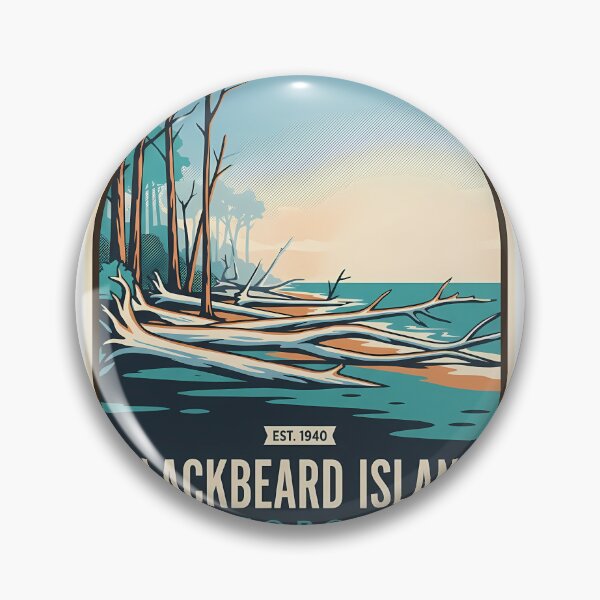 Item preview, Blackbeard Island Georgia designed and sold by DetourDgn.