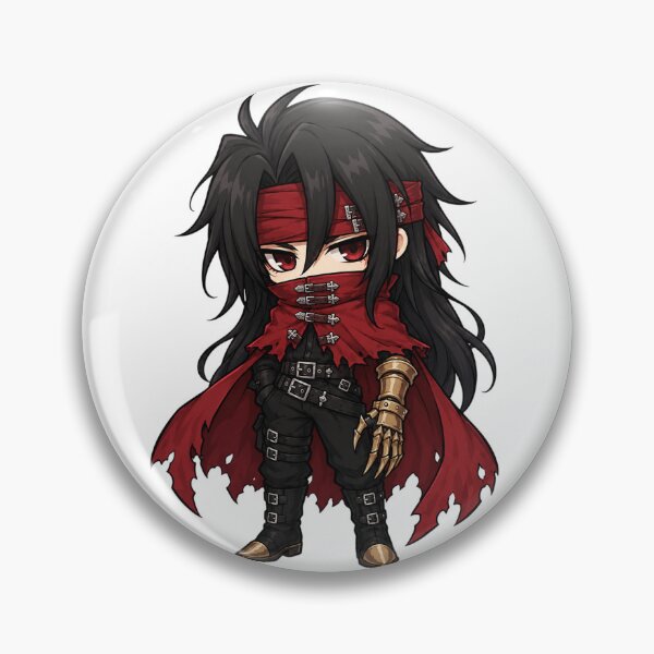 Item preview, Chibi Vincent Valentine Final Fantasy 7 | FFVII Fanart  designed and sold by bapupa.
