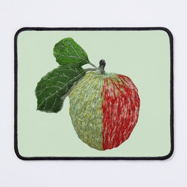 Item preview, Apple- hand embroidered designed and sold by Alsa.handembroidery.
