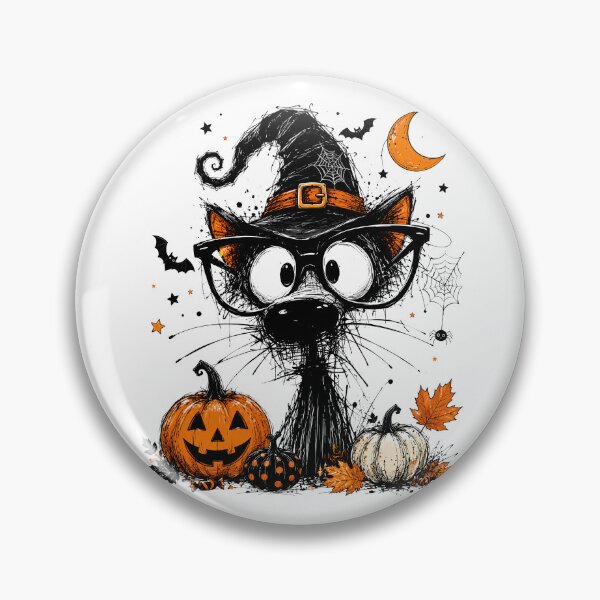 Item preview, funny Halloween Black Cat  dog lover pet gift designed and sold by Amzkao.