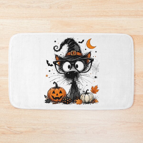 Item preview, funny Halloween Black Cat  dog lover pet gift designed and sold by Amzkao.