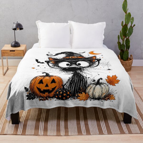 Item preview, funny Halloween Black Cat dog lover pet gift designed and sold by Amzkao.