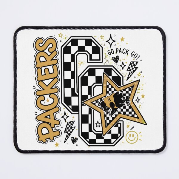 Item preview, Packers 66 Checkered Football Graphic designed and sold by CoreyReid13194.